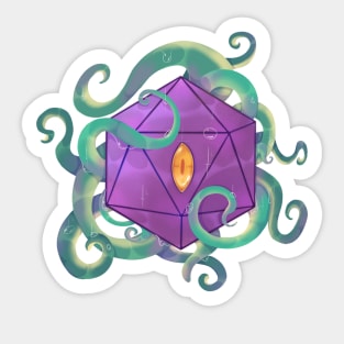 Deep sea dice Sticker